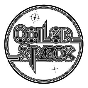 Circular version of the logo in black